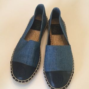 Tory Burch Denim Espadrilles